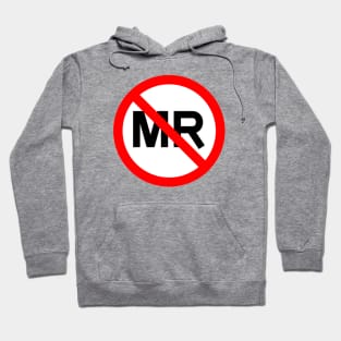 MR Unsafe Label White BG Hoodie